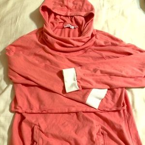 Coral Maternity Nursing Hoodie
